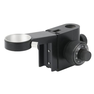 Joebo Microscope Kit 50mm Diameter Adjustable Microscope Stand Fine Focusing Minute Adjustment Holder Bracket Microscope Lens Adapters