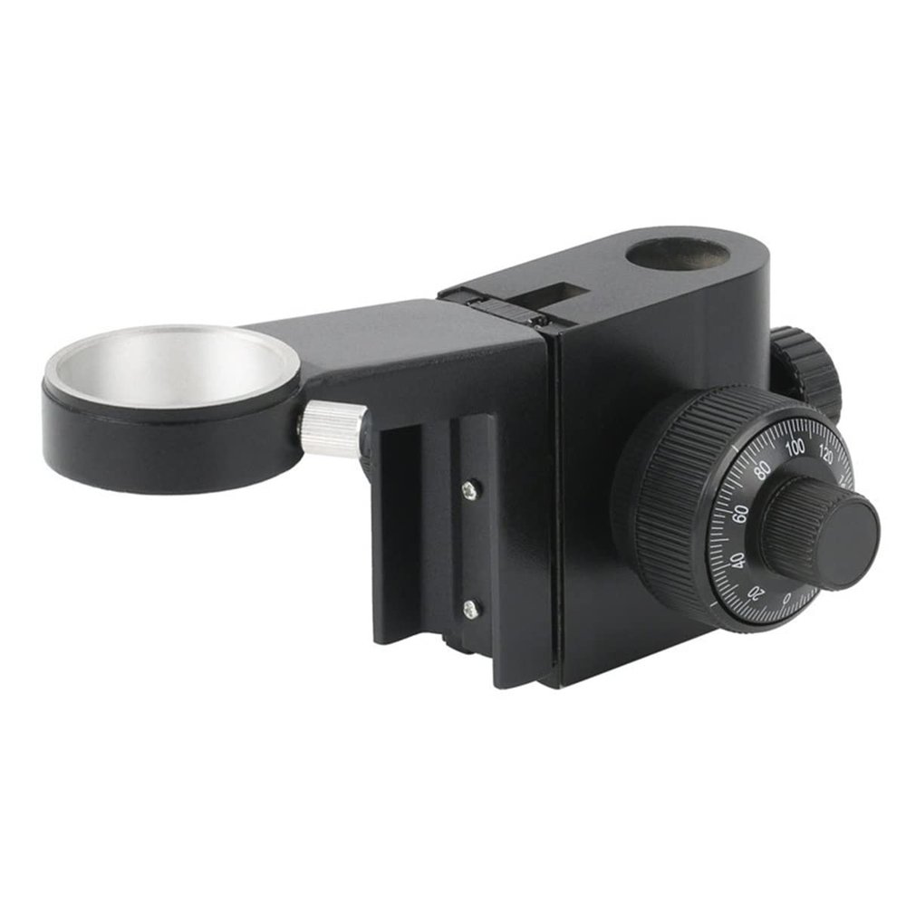 Joebo Microscope Kit 50mm Diameter Adjustable Microscope Stand Fine Focusing Minute Adjustment Holder Bracket Microscope Lens Adapters