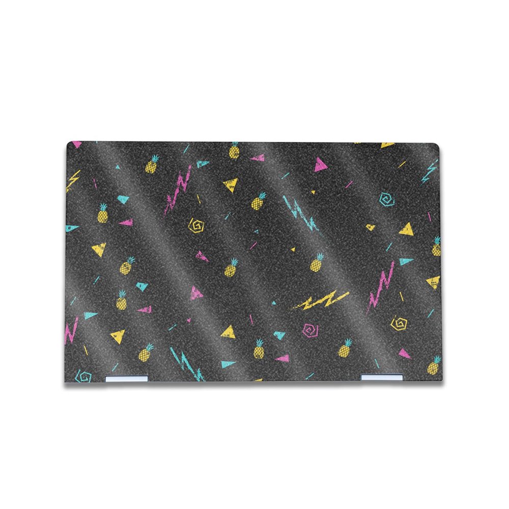 Glossy Glitter Laptop Skin Compatible with HP Envy x360 15.6 (2023) - Magic Pineapple - Premium 3M Vinyl Protective Wrap Decal Cover - Easy to Apply | Crafted in The USA by MightySkins