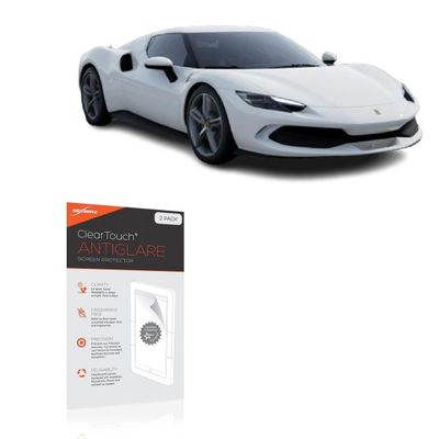 BoxWave Screen Protector Compatible with Ferrari 2024 296 GTB Cluster Display (16 in) - ClearTouch Anti-Glare (2-Pack), Anti-Fingerprint Matte Film Skin