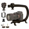 Scorpion EX Video Action Stabilizing Rig Handle Grip Handheld Stabilizer with Hot-Shoe Mount for Canon Nikon Sony Panasonic DSLR & Mirrorless Camera Camcorder (Triple Cold Shoe (X1)) view 1