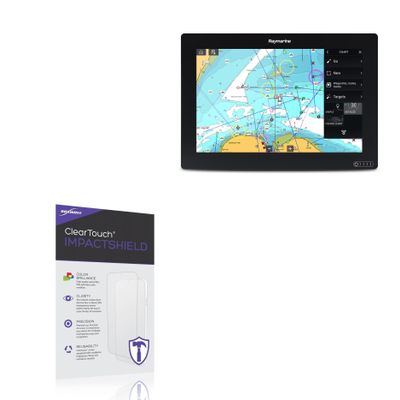 BoxWave Screen Protector Compatible with Raymarine Axiom+ 12 - ClearTouch ImpactShield (2-Pack), Impenetrable Screen Protector Flexible Film