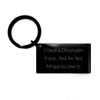 Game On Novelties Perfect Developer Gifts, I Have a Developer Voice. And I'm Not, Developer Keychain From Friends, Black Keyring For Men Women view 1