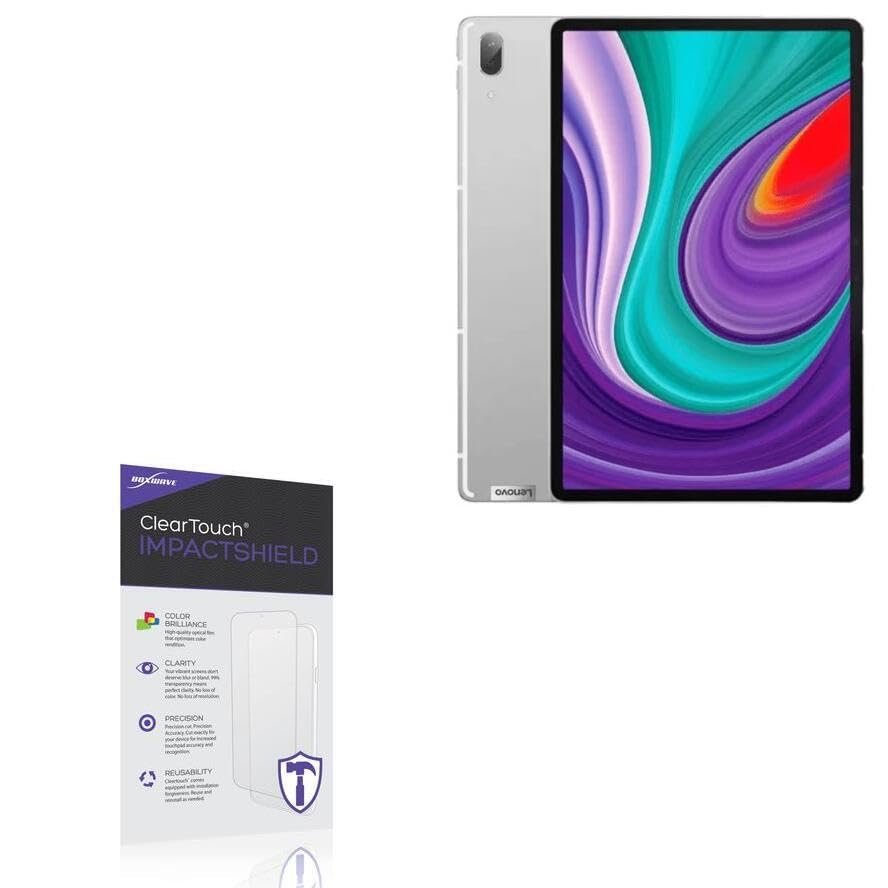 BoxWave Screen Protector Compatible with Lenovo Legion Y700 (2022) - ClearTouch ImpactShield (2-Pack), Impenetrable Screen Protector Flexible Film