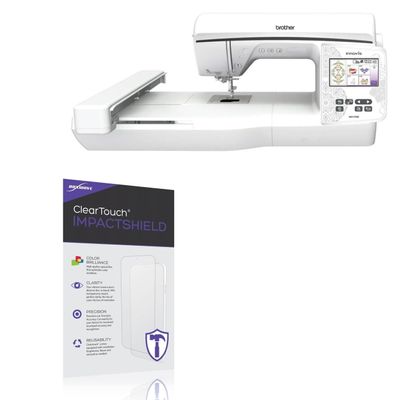 BoxWave Screen Protector Compatible with Brother Innov-is NQ1700E - ClearTouch ImpactShield (2-Pack), Impenetrable Screen Protector Flexible Film