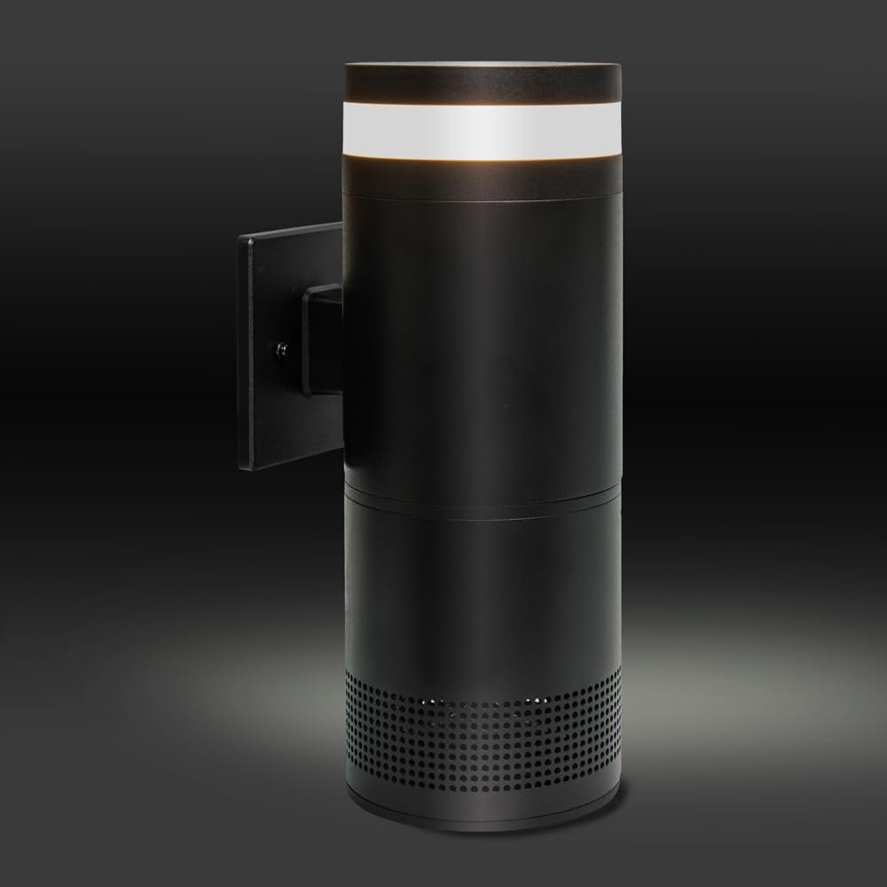 OSD Audio Eclipse Series Wall Mount Outdoor Landscaping Speaker with LED Light