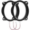 AICARS 6" x 9" Front Door Speaker Spacer Compatible with Toyota 4 Runner/Avalon/Highlander/Prius/Sequoia/Tacoma/Tundra/Venza 2 Speaker Spacer Covers with 2 Wiring Harness view 1