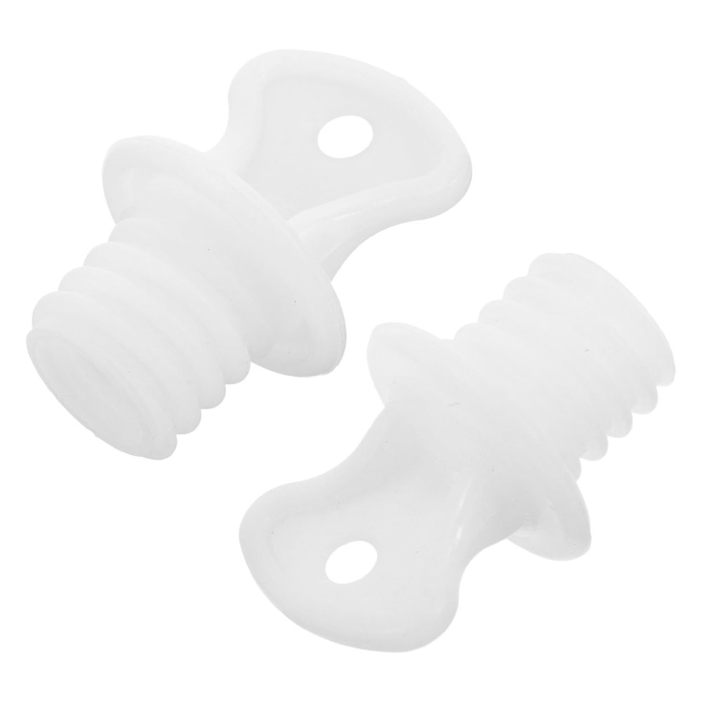 NOLITOY Replacement Stopper for Hot Water Bag 2pcs Plastic Sealing Plug Leak Proof Water Bottle Lid