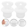 NOLITOY Replacement Stopper for Hot Water Bag 2pcs Plastic Sealing Plug Leak Proof Water Bottle Lid view 2