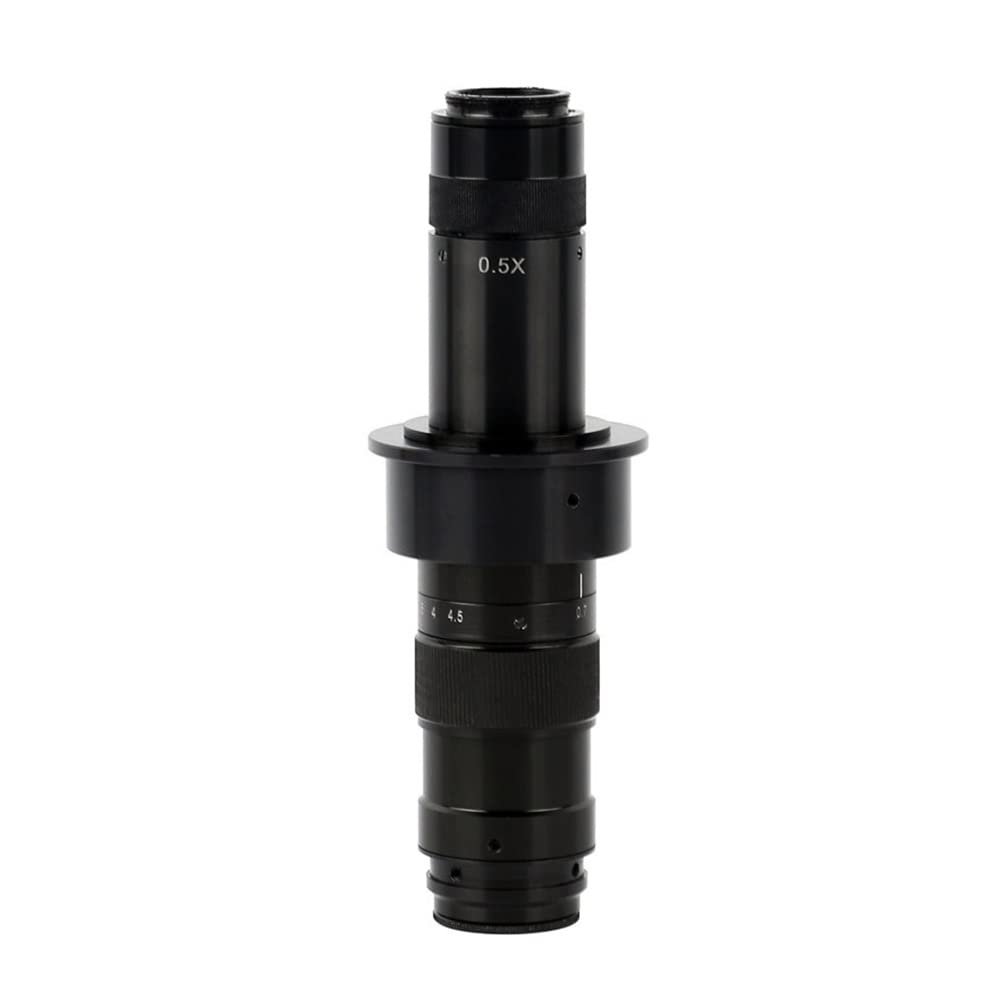 Joebo Microscope Kit 0.7X-4.5X Zoom C Mount Magnifier Industrial PCB Soldering HDMI USB 1080P Video Microscope Camera Adjustable Monocular Lens FHD Microscope Lens Adapters