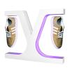 FXNFXLA Levitating Shoe Display Stand,Led X-Shaped Magnetic Floating Shoe Rack, 360 Rotating Suspended Sports Shoe Rack, Rotating Creative Display Rack,for Advertising Shoe Store Window Display view 1