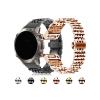 26 22 20mm Quickfit Watch Metal Strap fit For Garmin Fenix 7S 7x 7 6S 6X 6 Pro 5X 5 5S 935 945 Enduro Gen2 Stainless steel Wristband (Color : Silver gold, Size : 22mm) view 2
