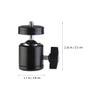 Vaguelly 8pcs Tripod Ball Heads Rotating Camera Ball Mount Compact Lightweight Metal Design Screw for Photographers The Go view 2