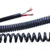 Spring Telescopic Spiral Cable Spring Telescopic Spiral Cable 2 Core Spring Telescopic Wire Spiral Cable 24AWG0.2mm 20AWG0.5mm 17AWG1.0mm 14AWG2.0mm Stretchable Extension Wire2.5 meters 2-core -20AWG- view 3