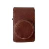 Andoer Digital Camera Protective Case PU Leather Camera Storage Bag with Removable Shoulder Strap Compatible with RICOH GR2/GR3/GR3X Canon G7X2/G7X3 Sony RX100/ZV1/LX10/SX740/ZR1000/CCD, Brown view 1