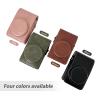 Andoer Digital Camera Protective Case PU Leather Camera Storage Bag with Removable Shoulder Strap Compatible with RICOH GR2/GR3/GR3X Canon G7X2/G7X3 Sony RX100/ZV1/LX10/SX740/ZR1000/CCD, Brown view 4