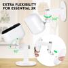 2Pack Adjustable Mount for Arlo Essential 2K Indoor/Outdoor(2nd Generation), for Arlo Pro 5S/Pro 4/Pro 3/Pro 2/Pro/Arlo Ultra2/Ultra/Arlo Essential Spotlight Camera, No-Drill Security Wall Mount view 4