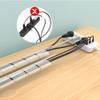45Ft Spiral Cable Wrap - White Cord Covers Bundle Sleeve Hose for PC TV Computer Electrical Wire Organizer, Cord Cover and Detangler view 4