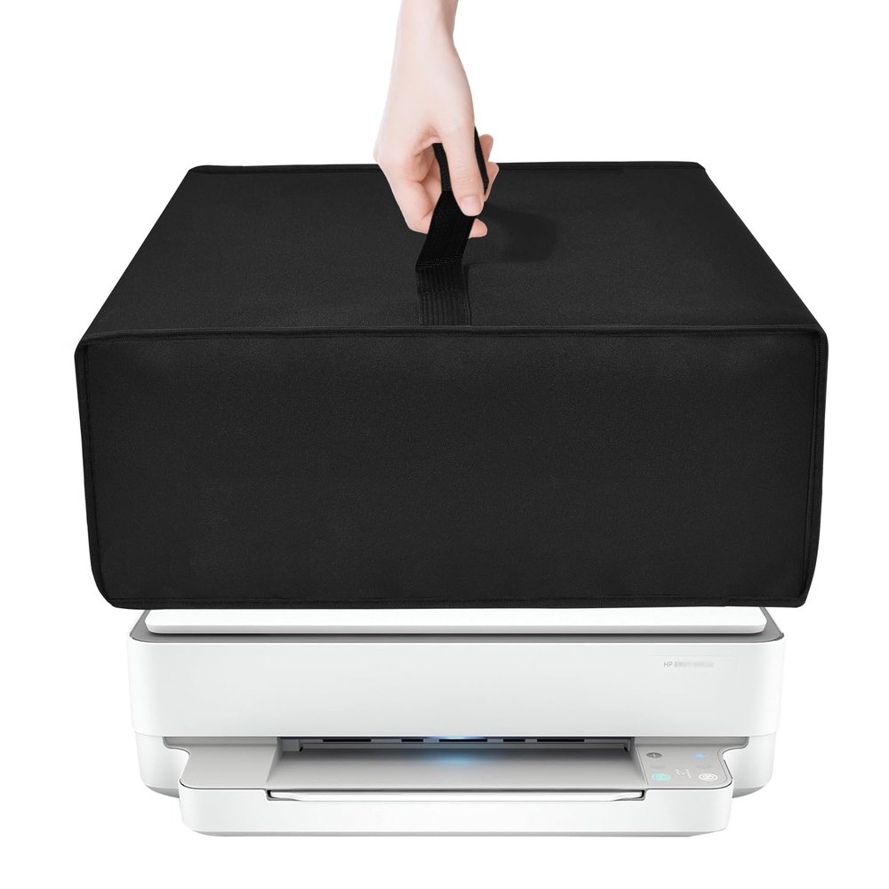 Printer Dust Cover Antistatic Water-Proof Cover Heavy Duty 600D Nylon Dust Sleeve for HP, EPSON,CANON, BROTHER, printer Universal Case Protector for Printer (11.8''D  15.7''W x 7.1''H)