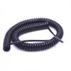 Spring Telescopic Spiral Cable Spring Telescopic Spiral Cable 4 Core Spring Telescopic Stretchable Extension Wire Wire Spiral Cable 24AWG0.2mm /20AWG0.5mm /17AWG1.0mm /14AWG2.0mm (Color : 3.7 Meters view 1
