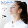 2 Pack USB Headphones for PC Laptop Magnetic 7.5ft Wired Earbuds,Computer Headset with Mic Control Mute Noise Isolate Cord in Ear Gaming Earphone for MacBook Pro Office Work School Zoom Chromebook view 4