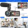 Camcorder FHD 1080P Video Camera for YouTube with 30FPS 36MP 3.0 Inch 270 Degree Rotation LCD, 16X Digital Zoom Vlogging Camera for Beginners with 2 Batteries Microphone, Remote, Stabilizer, Lens Hood view 3