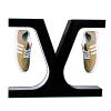 FXNFXLA Levitating Shoe Display Stand,Led X-Shaped Magnetic Floating Shoe Rack, 360 Rotating Suspended Sports Shoe Rack, Rotating Creative Display Rack,for Advertising Shoe Store Window Display view 1