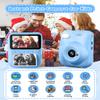 Kids Instant Print Camera, 3.0-inch HD Screen 32MP Photo Instant Digital Camera Christmas Birthday Gifts Toys for Children Girls Boys Age 3-12 - Blue view 2
