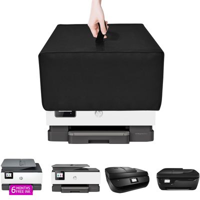 NUENSS-ROR Printer Cover Antistatic Dust-proof Water-Proof Protective Cover Case Heavy Duty Nylon Dust jacket Cover for HP Pro OfficeJet 3830/8025e/9015e/4650 Wireless Printer(19.3"D x 14.9"W x 9.8"H)