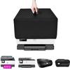 NUENSS-ROR Printer Cover Antistatic Dust-proof Water-Proof Protective Cover Case Heavy Duty Nylon Dust jacket Cover for HP Pro OfficeJet 3830/8025e/9015e/4650 Wireless Printer(19.3"D x 14.9"W x 9.8"H) view 1
