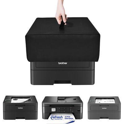 NUENSS-ROR Printer Cover Antistatic Dust-proof Water-Proof Protective Cover Case Heavy Duty Nylon Dust Cover for Brother MFC-J1010DW/HL-L2460DW/HL-L2405W Wireless Printer (15.7"D x 15.4"W x 6.7"H)