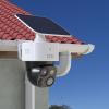 Lyeiaa Outdoor Gutter Mount Bracket for Eufy S340, Adjustable, Weatherproof and Flexible Bracket Compatible with Eufy S340 Solar Security Camera (White) view 2