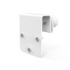 Lyeiaa Outdoor Gutter Mount Bracket for Eufy S340, Adjustable, Weatherproof and Flexible Bracket Compatible with Eufy S340 Solar Security Camera (White) view 4