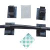 Cable Clips Clips De Cable Autoadhesivos, Organizador De Cable De Alimentacin De Carga, Soporte De Lnea Fija, Abrazaderas De Cargador para Coche, PC, Ratn, TV, 10 Uds. Adhesive Cable (Size : AP-10 view 2
