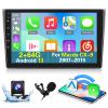 [2+64G] Android 13 Car Radio for Mazda CX-9 2007-2015 - Wireless Carplay and Android Auto - 10.1 Inch Touchscreen Car Stereo with Multiple Themes/GPS/WiFi/SWC + AHD Backup Camera view 1