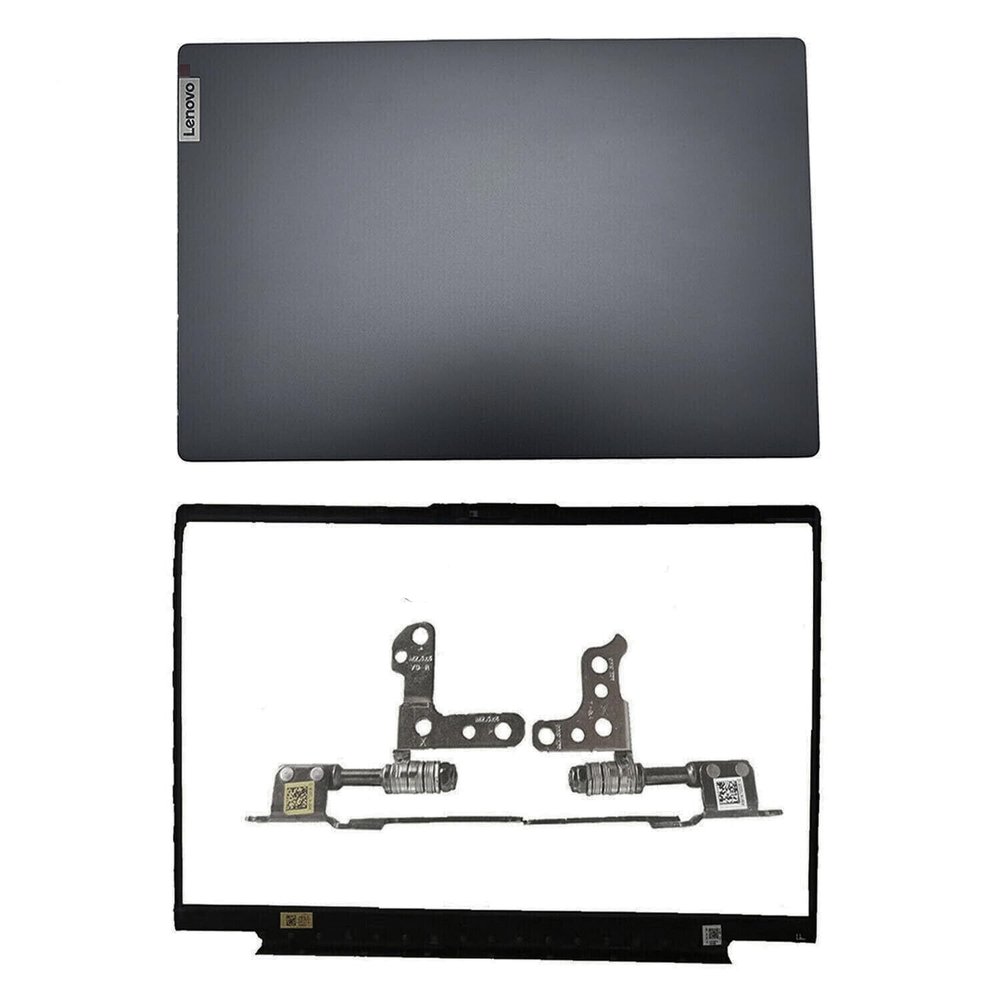 Wzqrps Replacement Laptop LCD Cover Back Rear Top Lid Hinges Front Bezel for Lenovo ideapad 5 15IIL05 15ARE05 15ITL05 15ALC05 5-15IIL05 5-15ARE05 5-15ITL05 5-15ALC05 5CB0X56073 5CB0Z31048 (Gray)