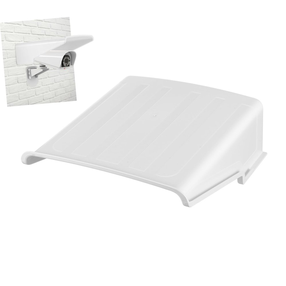 Gadpiparty Security Camera Rain Cover Plastic Outdoor Camera Sun Shield Protective Roof for Dome Outdoor Camera