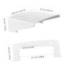 Gadpiparty Security Camera Rain Cover Plastic Outdoor Camera Sun Shield Protective Roof for Dome Outdoor Camera view 2