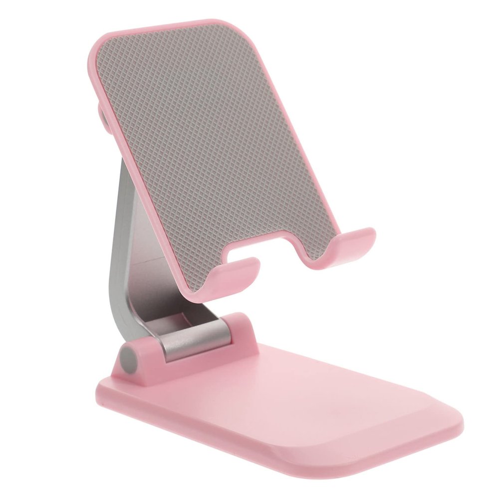 NAMOARLY Adjustable Folding Cell Phone Holder Non- Silicone Pad for Desk Multi-Angle Support for Tablets and Smartphones Compact and Portable Design Cherry Blossom