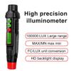 HT63 Light Meter Mini Digital Luxmeter Illuminance up to 100,000 Lux LCD Display Illuminometer for Film Photography view 3