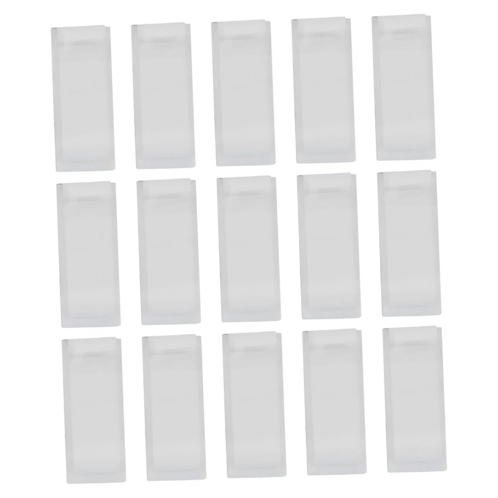 Homoyoyo 50pcs Self-Adhesive Cable Management Clips Wiring Buckle Clips for Led Strip Lights Easy Installation for Home Office Neat Organization of Wires and Cables