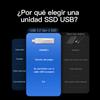KingSpec MemoStone 512GB External SSD USB-C 540MB/s, High Speed Portable USB Flash Drive with 3D NAND Flash, Compatible with Smartphone/Laptop/Tablet view 3