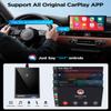 AXVOIBX Wireless CarPlay Adapter for iPhone,2024 Upgraded Dual-core 5G Chip,Converts Wired to Wireless Carplay Dongle,Fast Connection Plug & Play, Fit for Cars with Built-in Wired CarPlay (Black Grey) view 4
