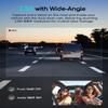 COOAU D20 + Dual D20S Dash Cam - COOAU Dual 2.5K+1080P Dash Cam with GPS and WiFi, Super IR Night Vision, Parking Monitor, Loop Recording, 4K Front Camera, Infrared Interior Camer view 4