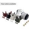 Andoer Digital Camera Bottom Protective Case PU Leather Camera Bag with 1/4in Fixing Screw Compatible with Canon R50/R100, White view 4