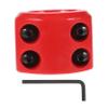 Gatuida 1 Set Cord Protector Winch Cable Stopper ATV Utv Winch Cable Hook Rubber Stopper Hook Stopper Winch Cable Stopper Rubber Threader Cable Hook Stop Red Television Compatible Metal, 6x6cm view 1