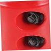 Gatuida 1 Set Cord Protector Winch Cable Stopper ATV Utv Winch Cable Hook Rubber Stopper Hook Stopper Winch Cable Stopper Rubber Threader Cable Hook Stop Red Television Compatible Metal, 6x6cm view 2