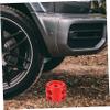Gatuida 1 Set Cord Protector Winch Cable Stopper ATV Utv Winch Cable Hook Rubber Stopper Hook Stopper Winch Cable Stopper Rubber Threader Cable Hook Stop Red Television Compatible Metal, 6x6cm view 4