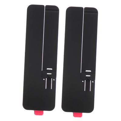 NAMOARLY 2pcs Ultrathin Stainless Steel Cell Phone Bracket Practical Phone Back Stand for Viewing at Home Office School