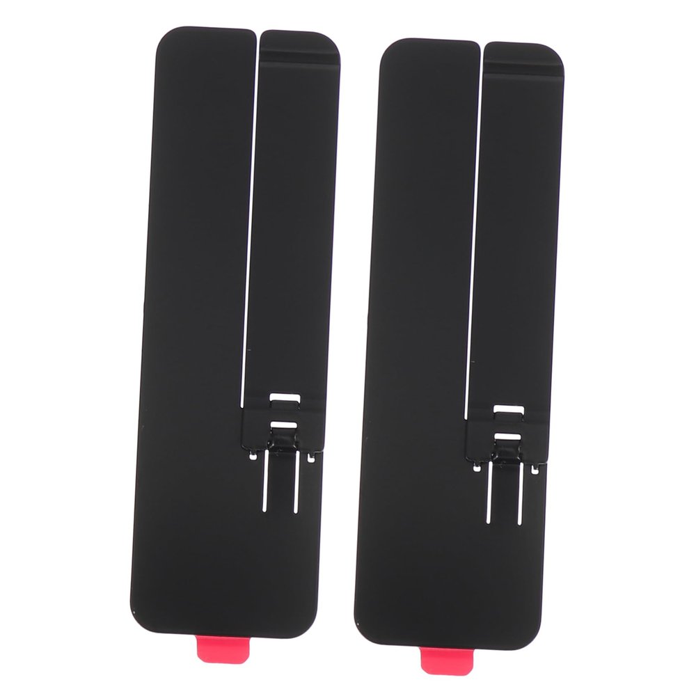 NAMOARLY 2pcs Ultrathin Stainless Steel Cell Phone Bracket Practical Phone Back Stand for Viewing at Home Office School